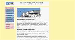 Desktop Screenshot of duessel-ducks.de